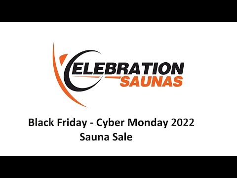 Cyber Monday &amp; Black Friday Week Sauna Sale 2022